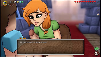 Hornycraft Minecraft Porn Hentai Game Pornplay Ep38 Rough Lesbian Outdoor Fingering And Hot Footjob Night thumbnail