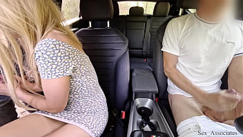 Dogging By An Accident Italian Guy Caught Me And My Mistress In The Woods And She Had To Suck Him Off thumbnail