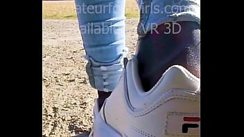 Footfetish Clip Video Sneakers Nylons Shoeplay Dipping Shoes Sweat And Stinky Girly Slip Out Of Her Sweat Stinky Shoes Footfetish Clips Videos thumbnail