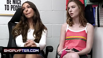 Shoplyfter Naughty Teen Stepsisters Caught Stealing And Get Disciplined In The Security Office thumbnail
