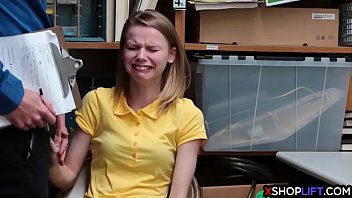 Russian Teen Thief With Small Tits Busted And Fucked By A Security Guys Hard Dick After She Stole Something And She Asked Him To Forgive Her thumbnail