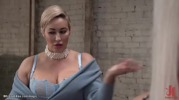 Huge Boobs Blonde Milf Lesbians London River And Ryan Keely Submit To Each Other Then Whip Big Butts And Anal Fuck With Strap On Cock thumbnail
