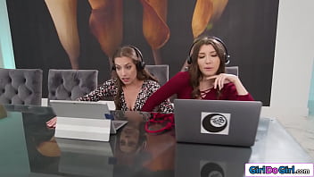 Girldogirlcom Gfs Masturbating Each Others Snatches During Work Callthe Small Tits Petite Brunette Lesbians Move To The Couch Where They Lick Pussy And Facesit thumbnail