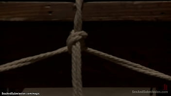 Curly Red Head Ebony Slave Daisy Ducati Is Bound Bent Over Table Then Pussy Finger Fucked Latter In Standing Position On One Leg Throat Fucked By Big Dick Master Bill Bailey thumbnail