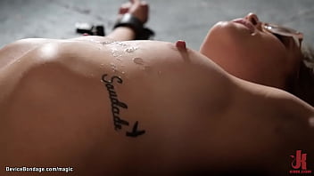 Shackled Wrists To The Wall With One Leg In The Air Bound In Metal Device Hot Brunette Slave Katie Kush Gets Whipped Then Bound On The Floor Candle Waxed By Master The Pope thumbnail