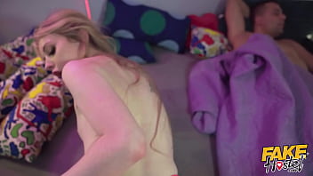 Fake Hostel Petite Blonde British Teen With Slim Tight Body Turns Bf Into A Jealous Cuckold Before They Have A Hard Horny Threesome thumbnail