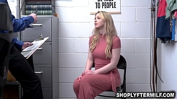 Hot Blonde Milf Shoplifter Sunny Lane Enjoying That Sexual Punishment She Receives From The Pervy Officer thumbnail