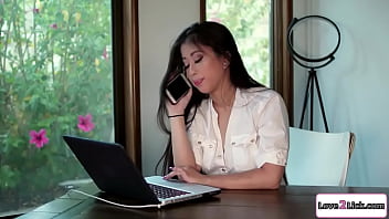 College Student Seduces Her Petite Asian Teacher And Plays With Her Big Titsthey Kiss And The Small Tits Brunette Licks Her Pussythen Facesits Her thumbnail