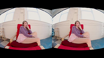 Busty Yanks Blonde Honey Verronica Brings Her Big Pink Vibrator And Sinks It Deep Into Her Twat While Her Clit Gets Some Serious Attention In This Hot 3d Vr Video thumbnail