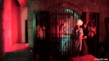In This Scene A Submissive Girl Is Being Dominated In A Bondage Bdsm Dungeon By Two Slaves Who Use Their Large Penises To Aggressively Engage Her Face And Pussy The Entire Scene Is Captured In High Definition Teaser 1080p Mp4 Format thumbnail