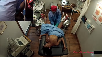 Hidden Cameras Record Ebony Freshman Teen Cutie Lotus Lain's New Student Exam At The Gloves Hands Of Doctor Tampa See Full Movie Only Exclusively At Girlsgonegynocom thumbnail