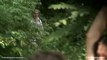 Euro Babe Lucy Bell Is Bound And Naked And Barefoot Walked Through Public Streets Then Gagged And Big Dick Fucked By Master Steve Holmes In Various Places thumbnail
