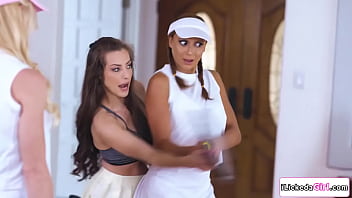 Big Tits Milf And Her Friend Flirt With Petite Instructorthe Small Tits Babe Is Down For A 3somethe Cougar Tribs While Her Bff Licks And Facesits thumbnail